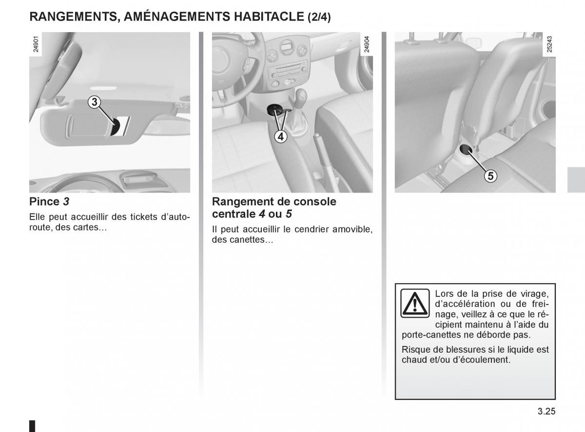 Renault Clio III 3 manuel du proprietaire / page 155