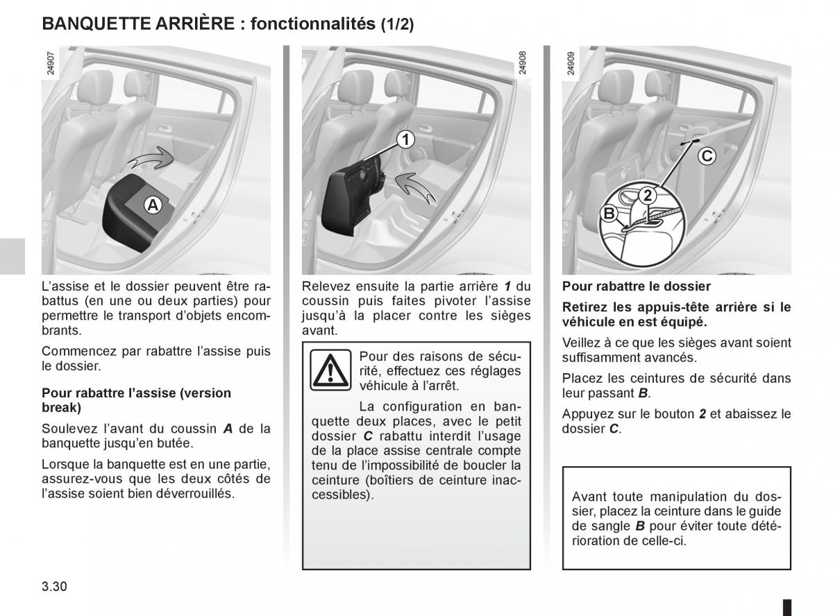 Renault Clio III 3 manuel du proprietaire / page 160