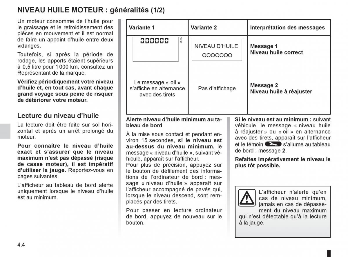 Renault Clio III 3 manuel du proprietaire / page 176