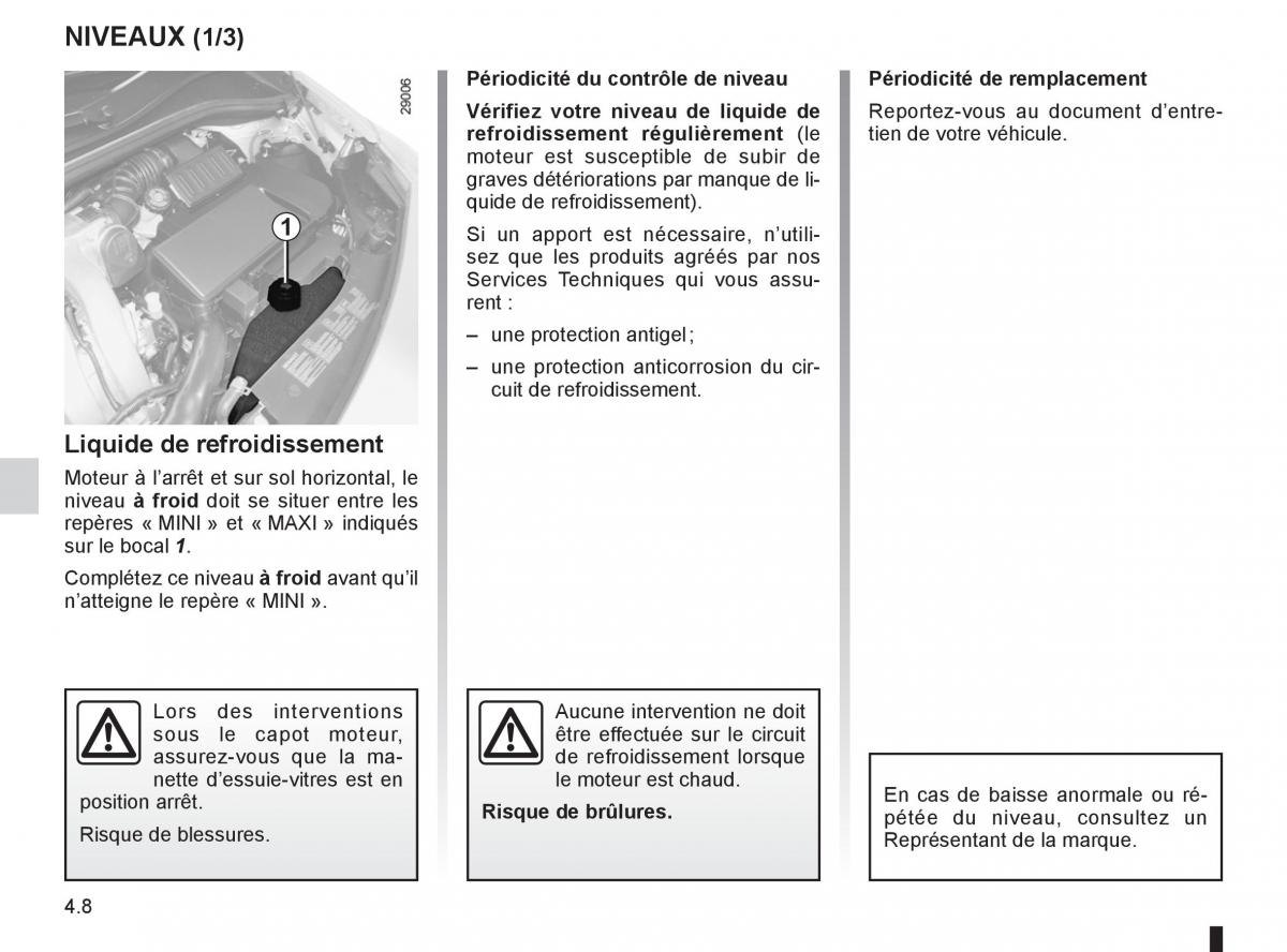 Renault Clio III 3 manuel du proprietaire / page 180