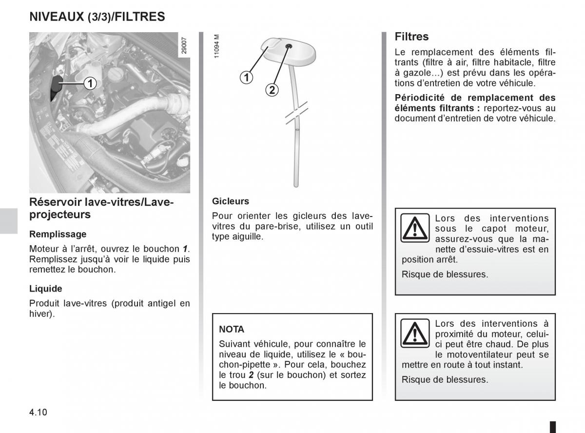 Renault Clio III 3 manuel du proprietaire / page 182