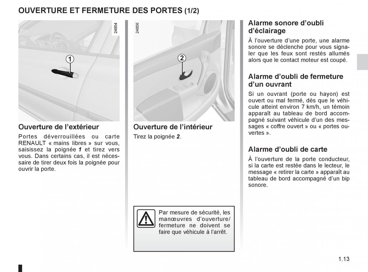 Renault Clio III 3 manuel du proprietaire / page 19