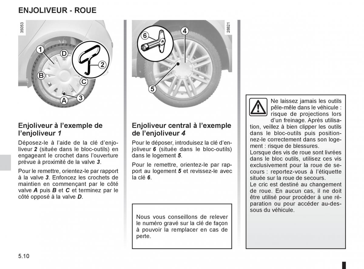 Renault Clio III 3 manuel du proprietaire / page 198