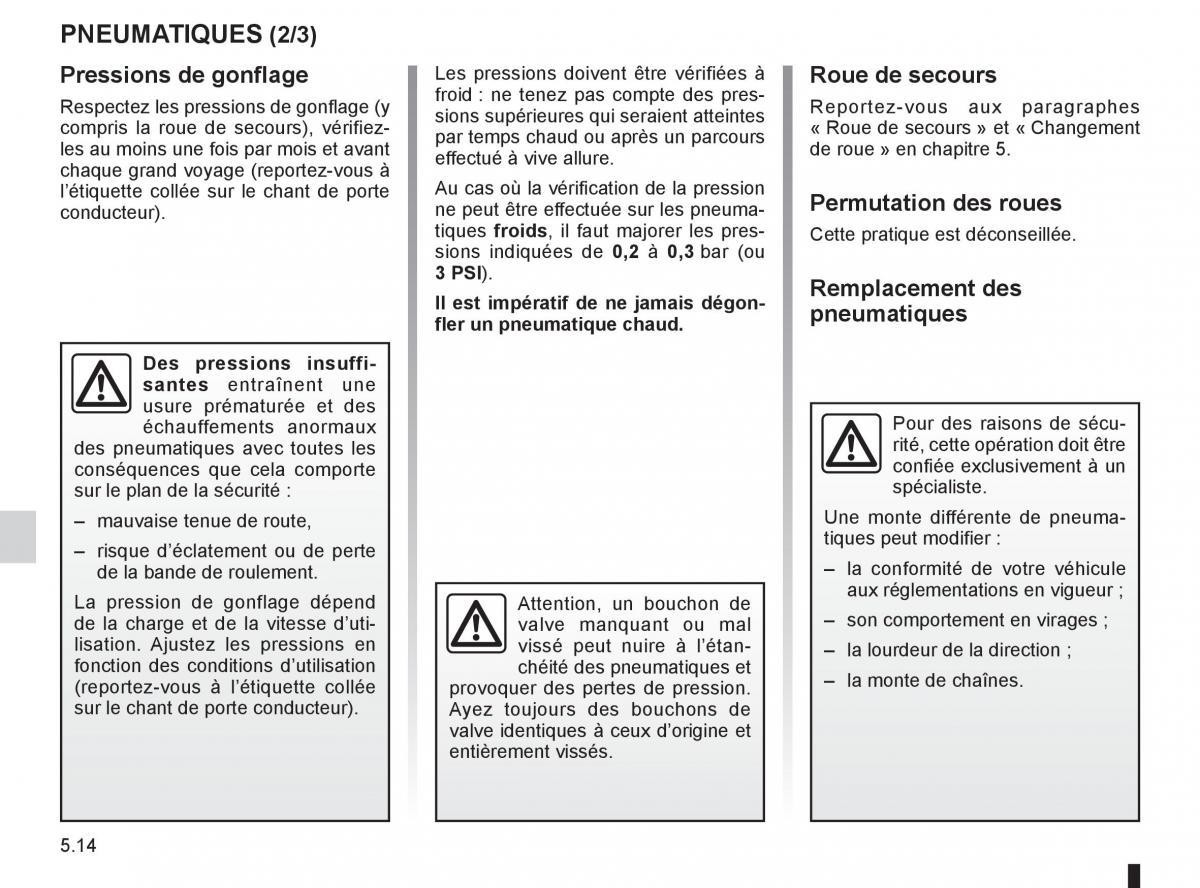 Renault Clio III 3 manuel du proprietaire / page 202