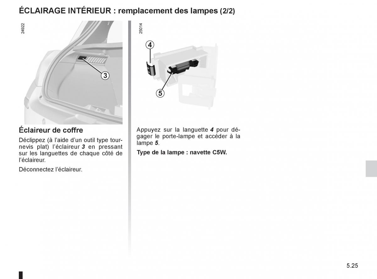 Renault Clio III 3 manuel du proprietaire / page 213