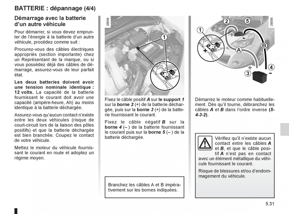 Renault Clio III 3 manuel du proprietaire / page 219