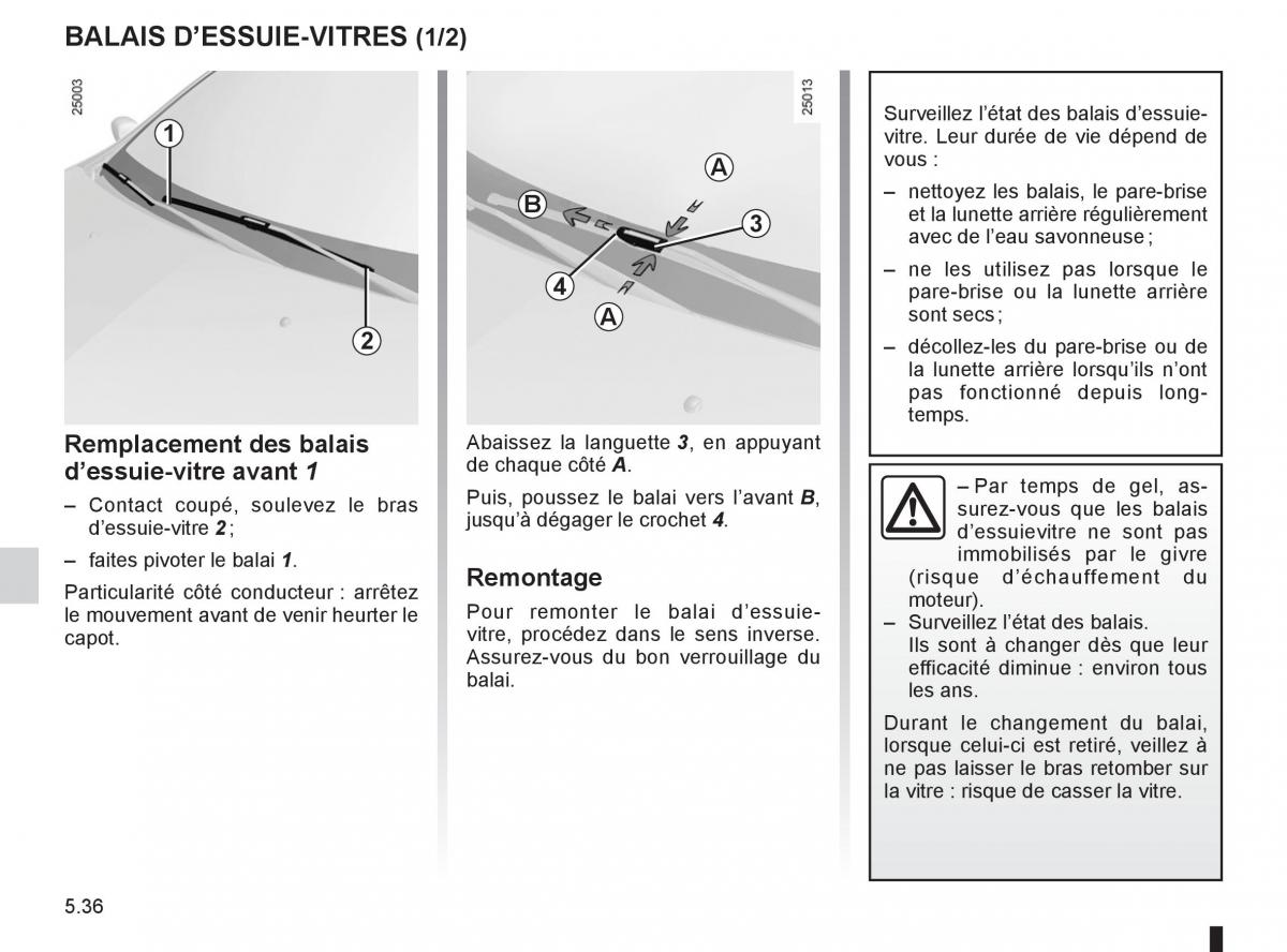 Renault Clio III 3 manuel du proprietaire / page 224