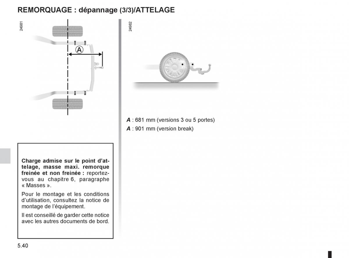 Renault Clio III 3 manuel du proprietaire / page 228