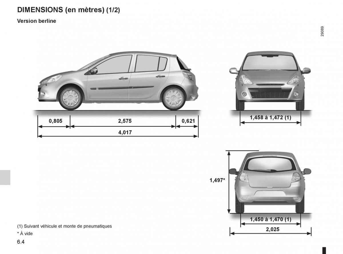 Renault Clio III 3 manuel du proprietaire / page 240