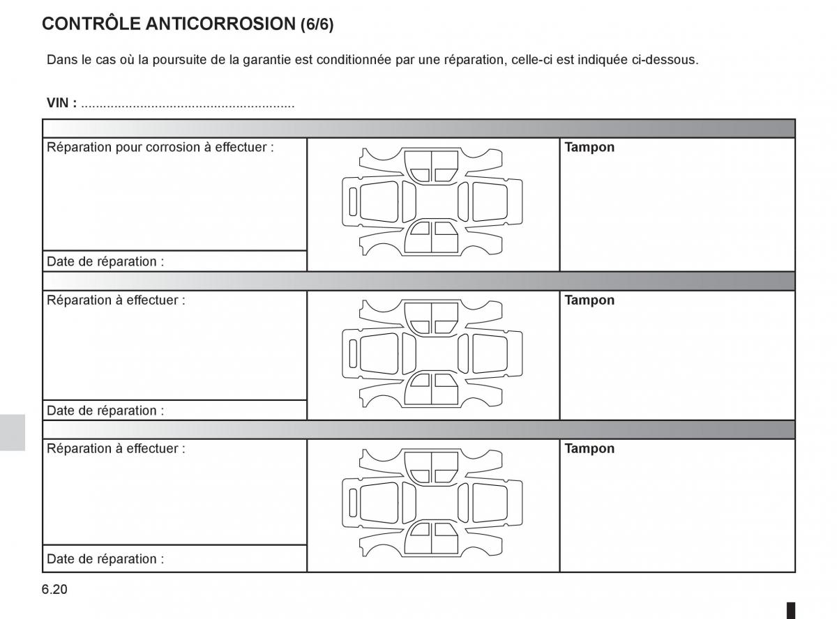 Renault Clio III 3 manuel du proprietaire / page 256