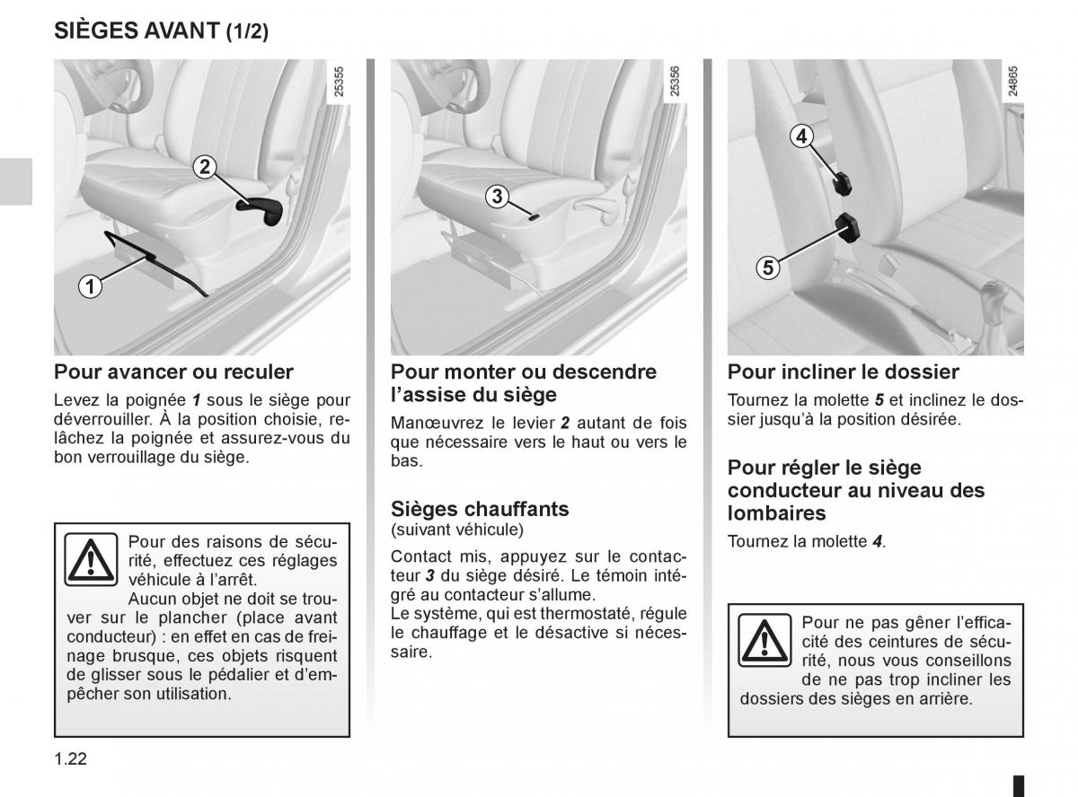 Renault Clio III 3 manuel du proprietaire / page 28