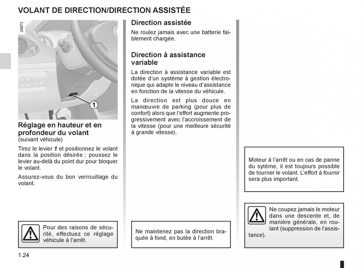 Renault Clio III 3 manuel du proprietaire / page 30