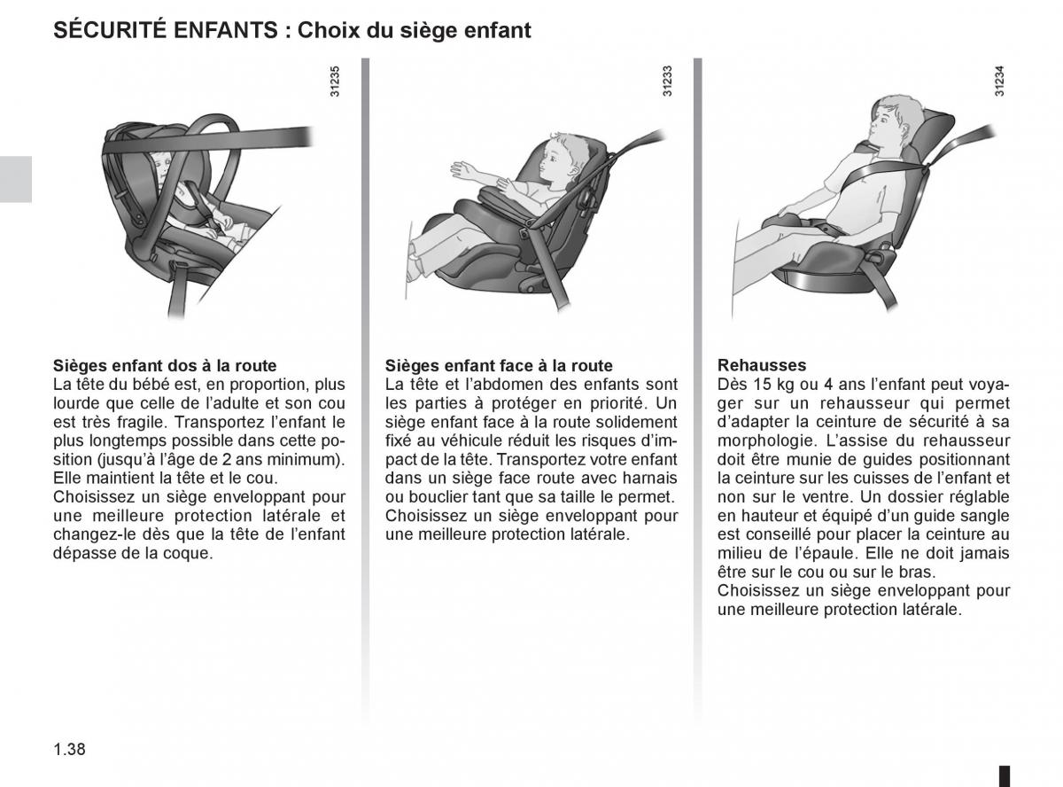 Renault Clio III 3 manuel du proprietaire / page 44