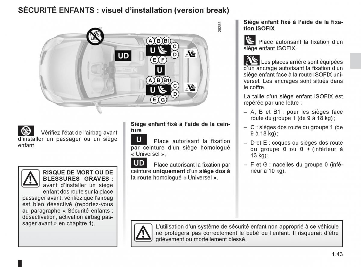 Renault Clio III 3 manuel du proprietaire / page 49