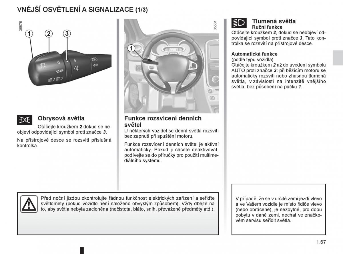 Renault Clio III 3 navod k obsludze / page 73