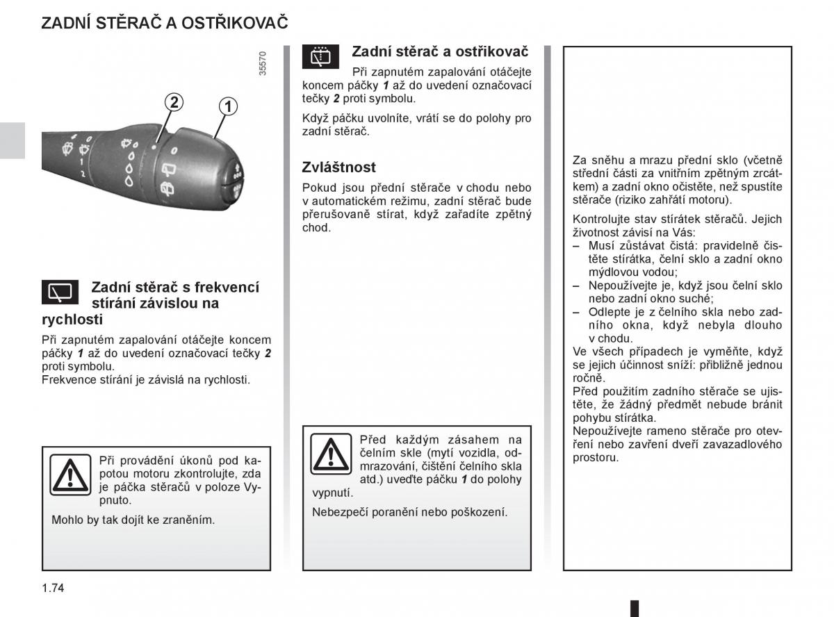 Renault Clio III 3 navod k obsludze / page 80