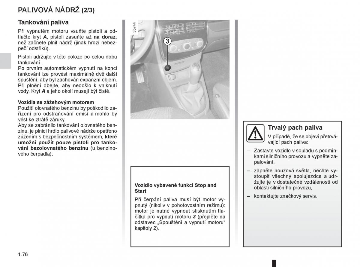 Renault Clio III 3 navod k obsludze / page 82