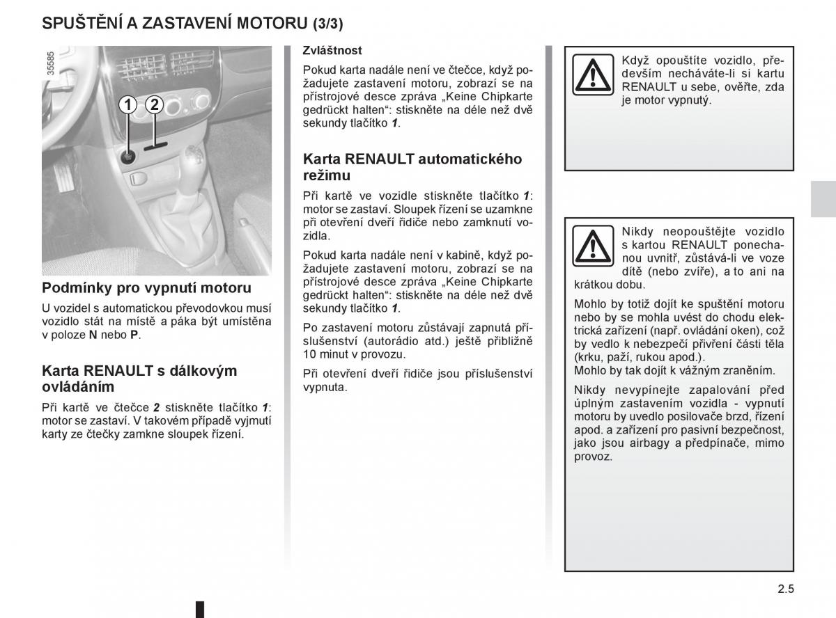 Renault Clio III 3 navod k obsludze / page 89