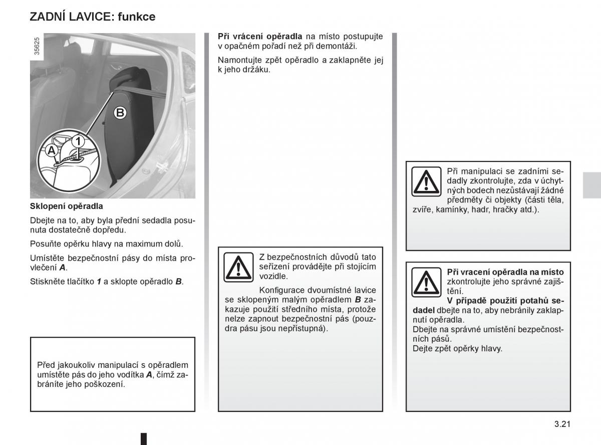 Renault Clio III 3 navod k obsludze / page 137