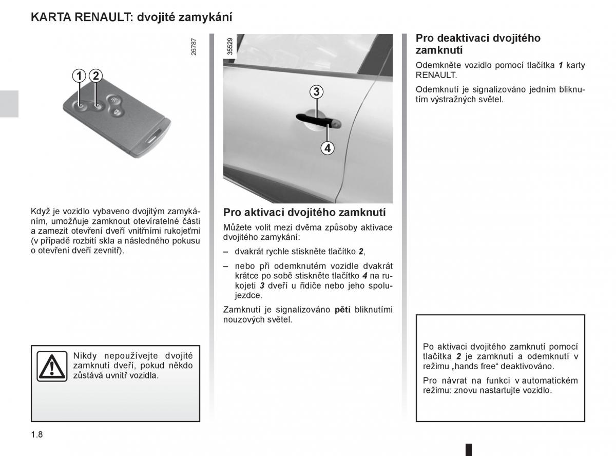 Renault Clio III 3 navod k obsludze / page 14