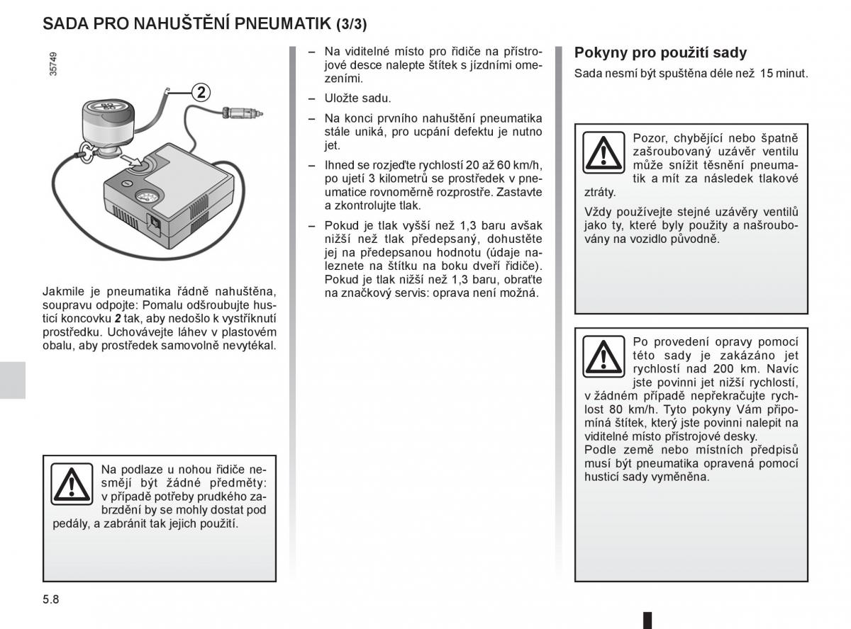 Renault Clio III 3 navod k obsludze / page 166