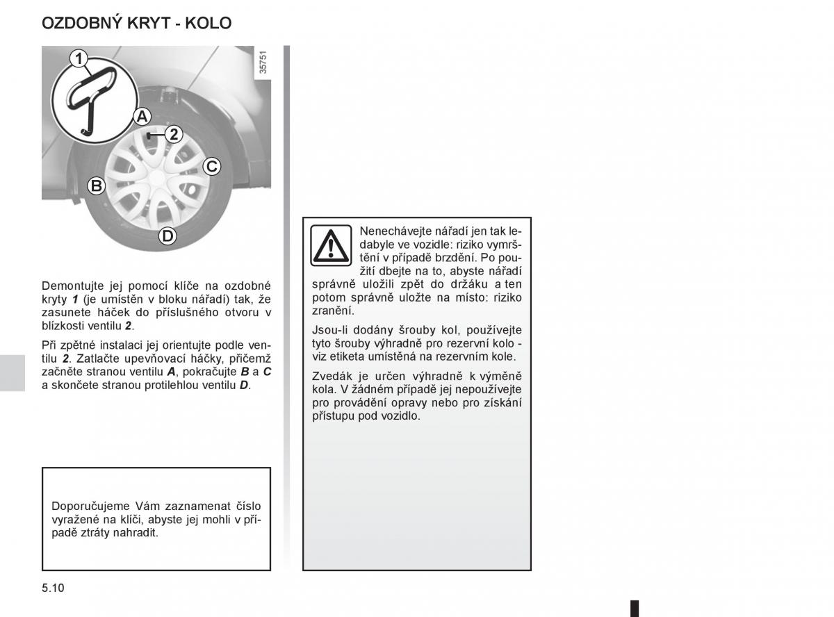 Renault Clio III 3 navod k obsludze / page 168