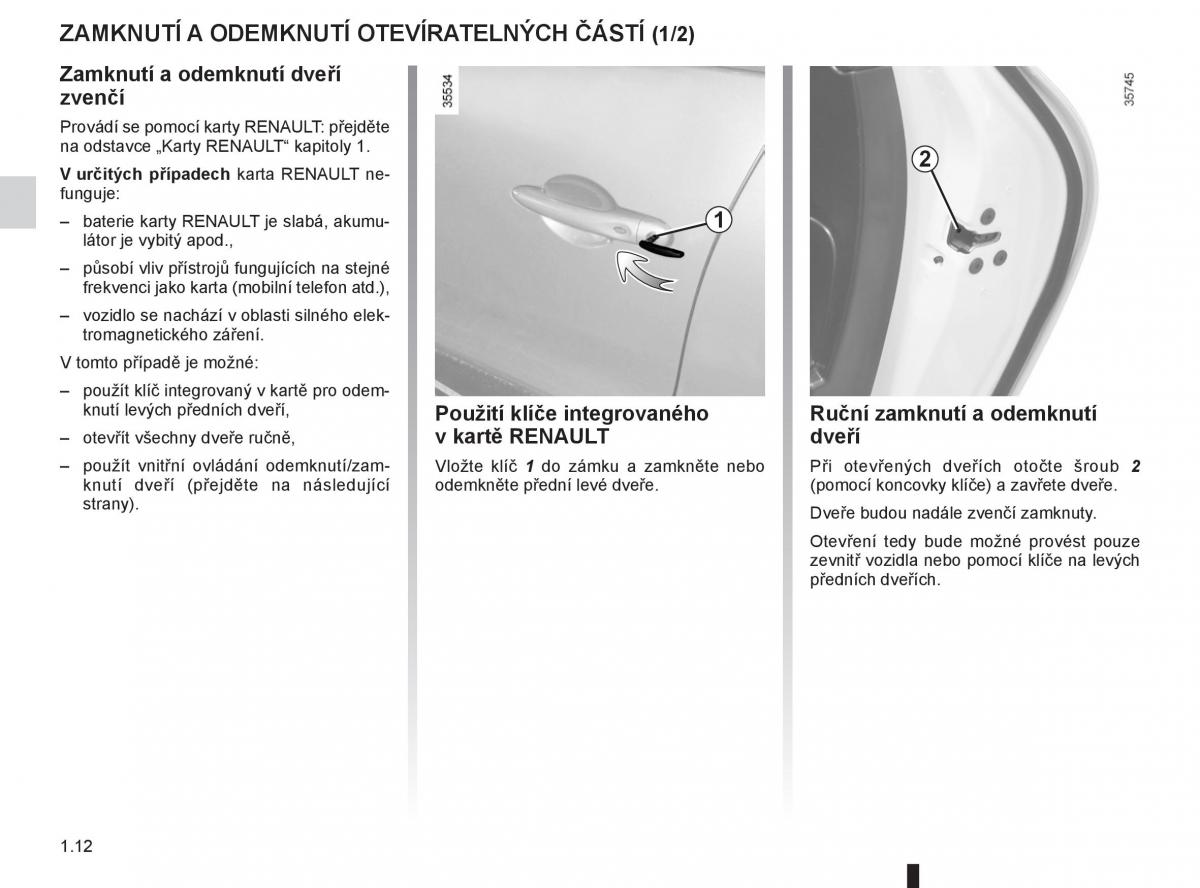 Renault Clio III 3 navod k obsludze / page 18