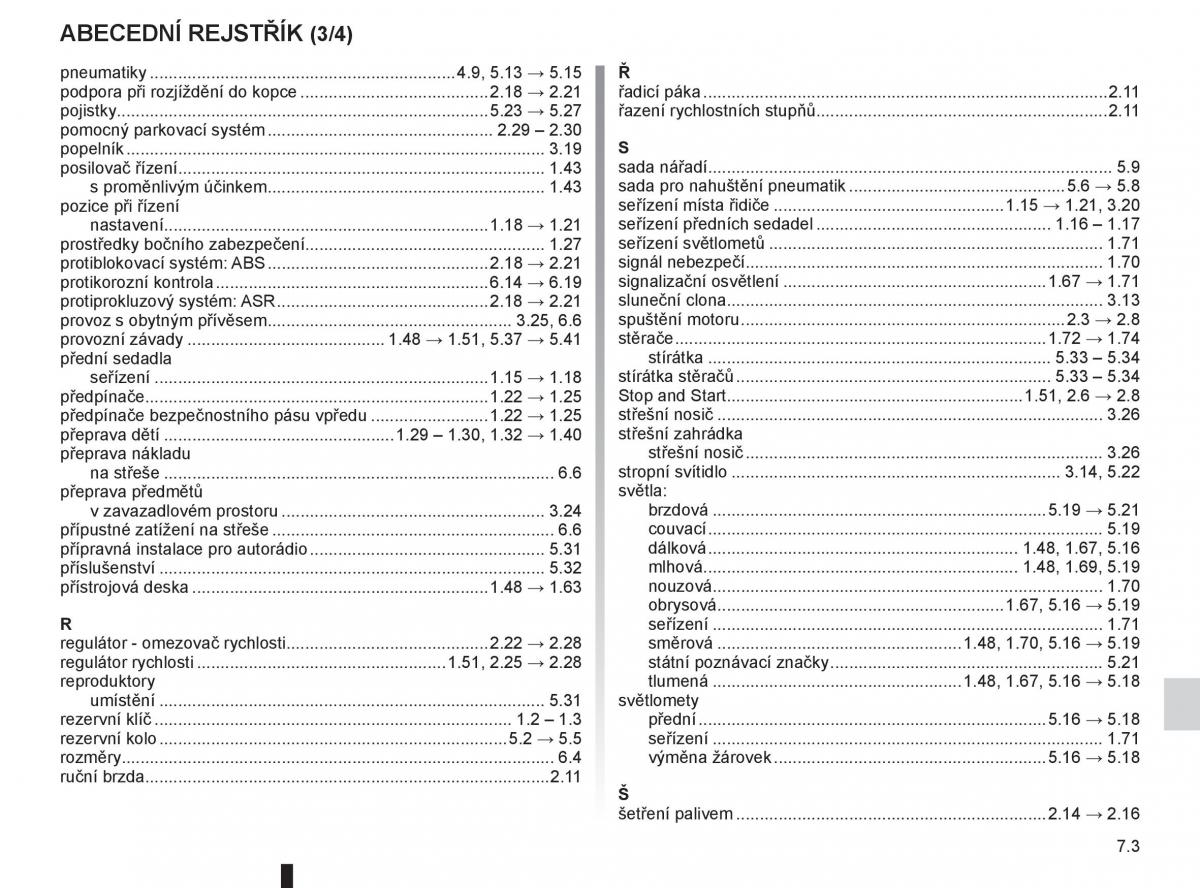 Renault Clio III 3 navod k obsludze / page 223