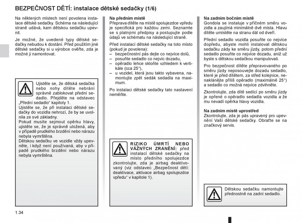 Renault Clio III 3 navod k obsludze / page 40