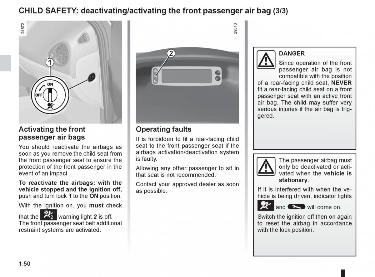 Renault Clio III 3 owners manual / page 56