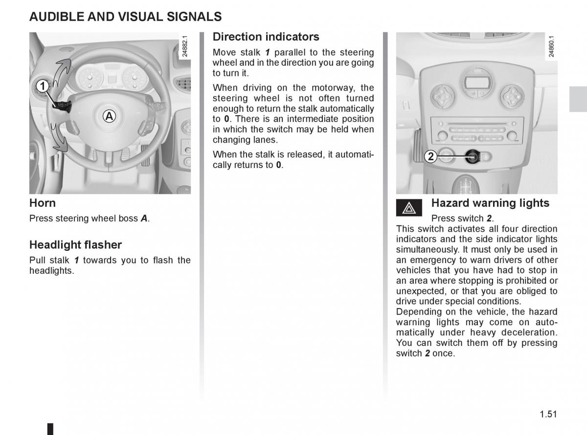 Renault Clio III 3 owners manual / page 57