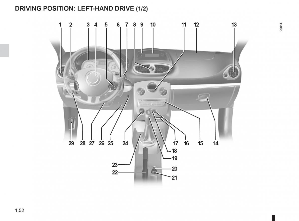 Renault Clio III 3 owners manual / page 58