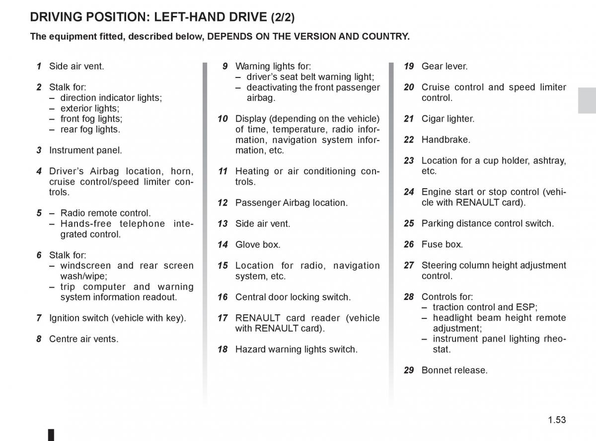 Renault Clio III 3 owners manual / page 59