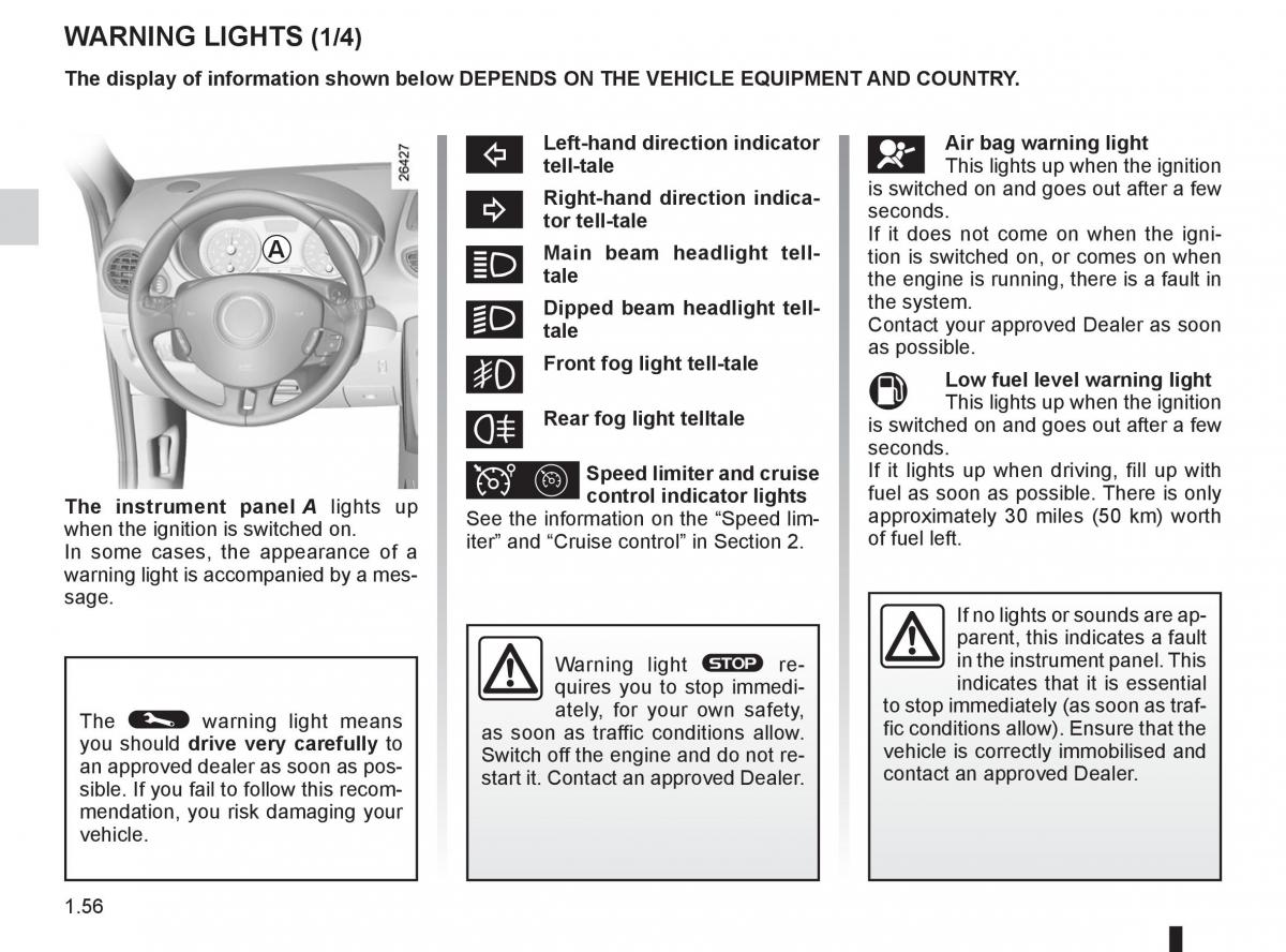 Renault Clio III 3 owners manual / page 62