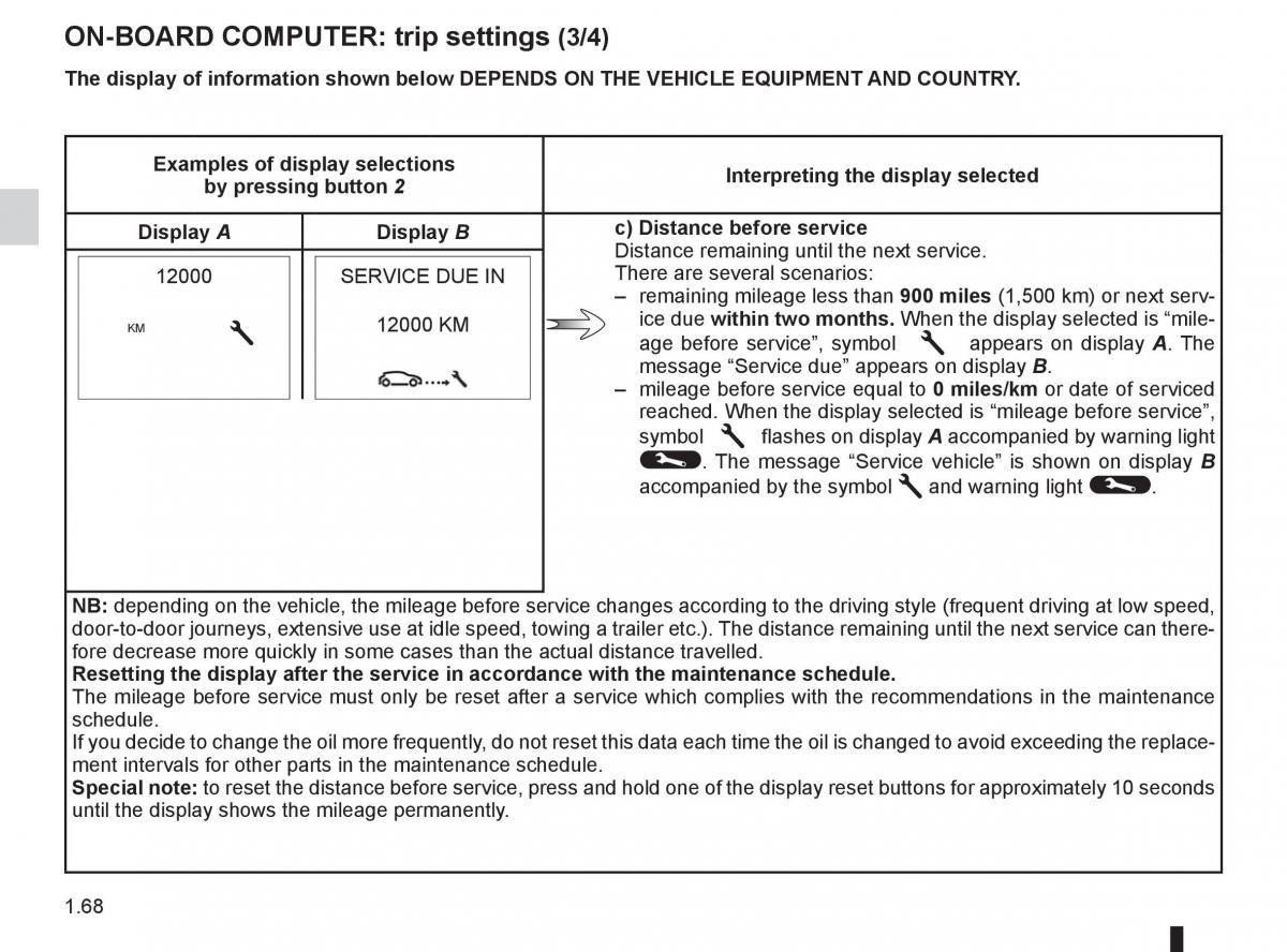 Renault Clio III 3 owners manual / page 74