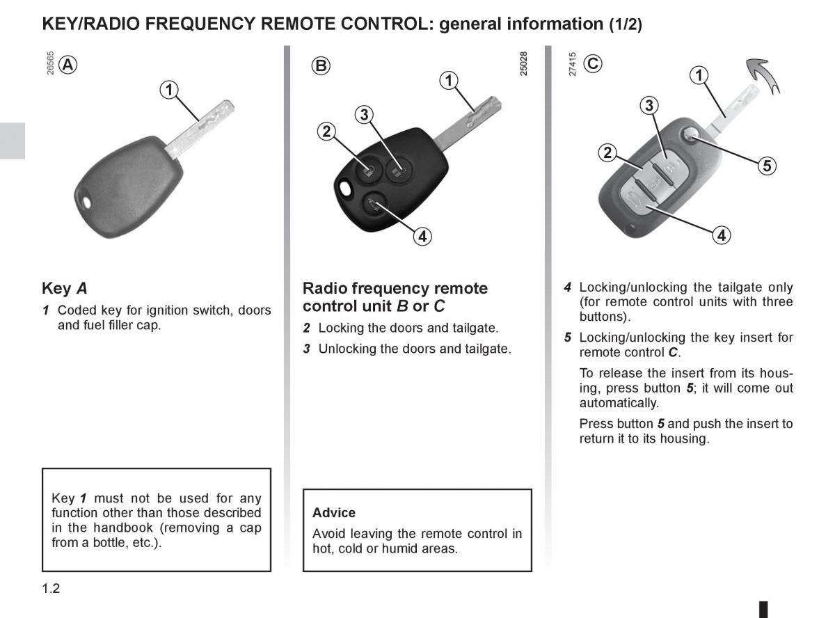 Renault Clio III 3 owners manual / page 8