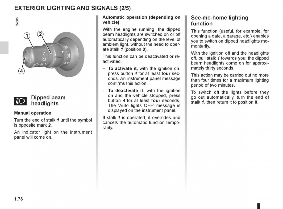 Renault Clio III 3 owners manual / page 84