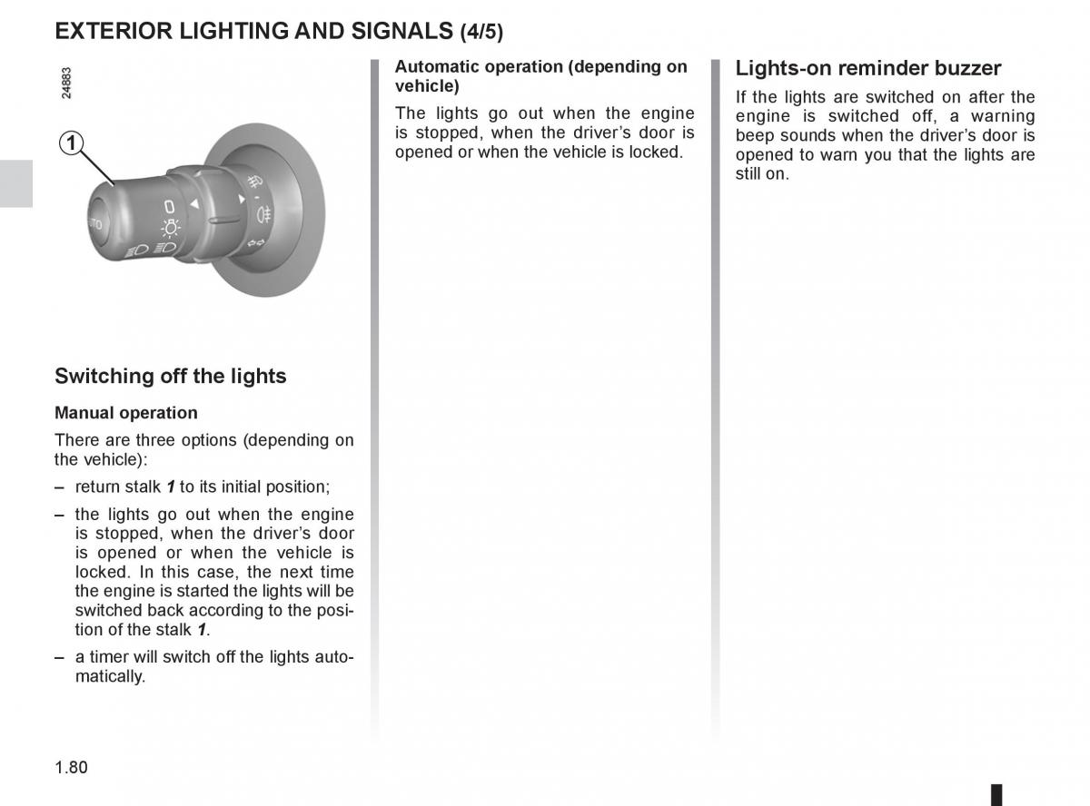 Renault Clio III 3 owners manual / page 86