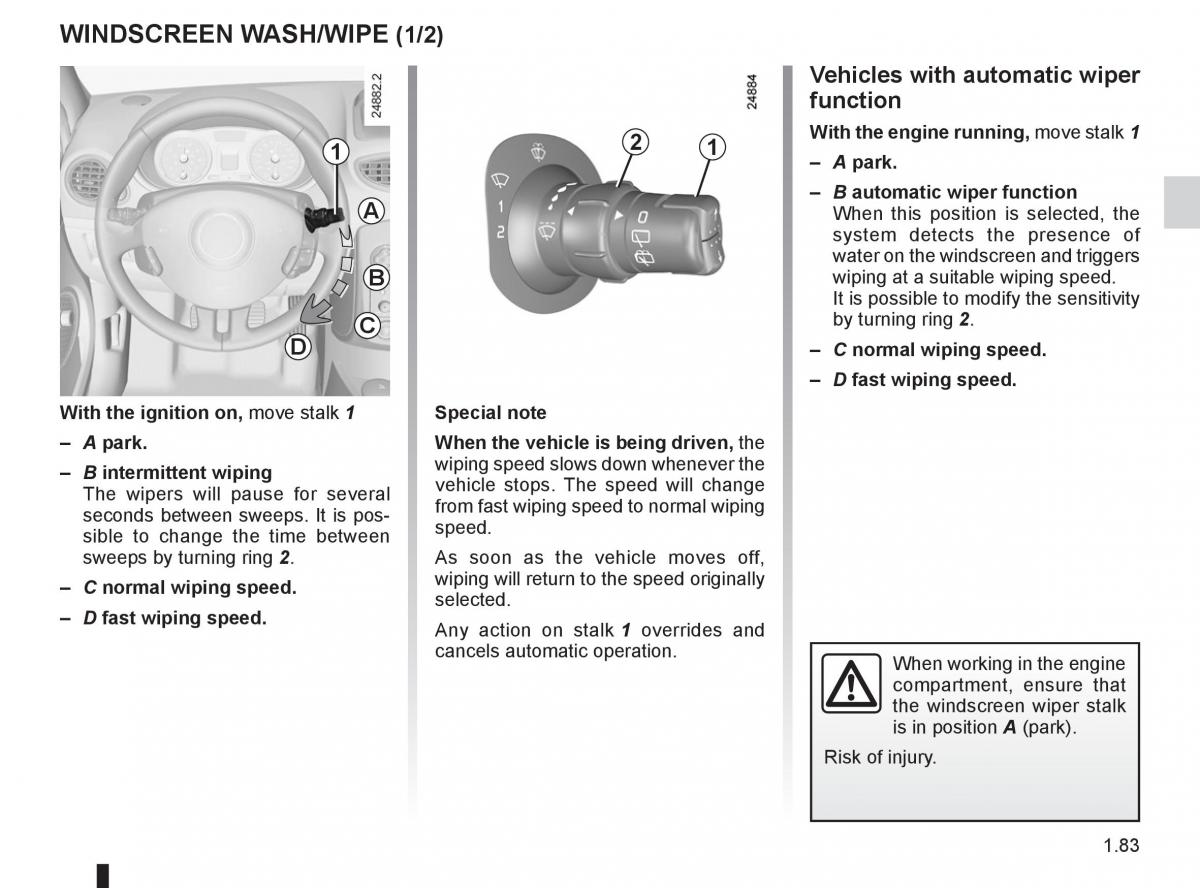 Renault Clio III 3 owners manual / page 89