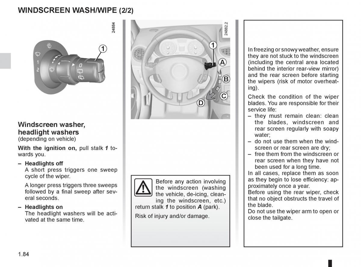 Renault Clio III 3 owners manual / page 90