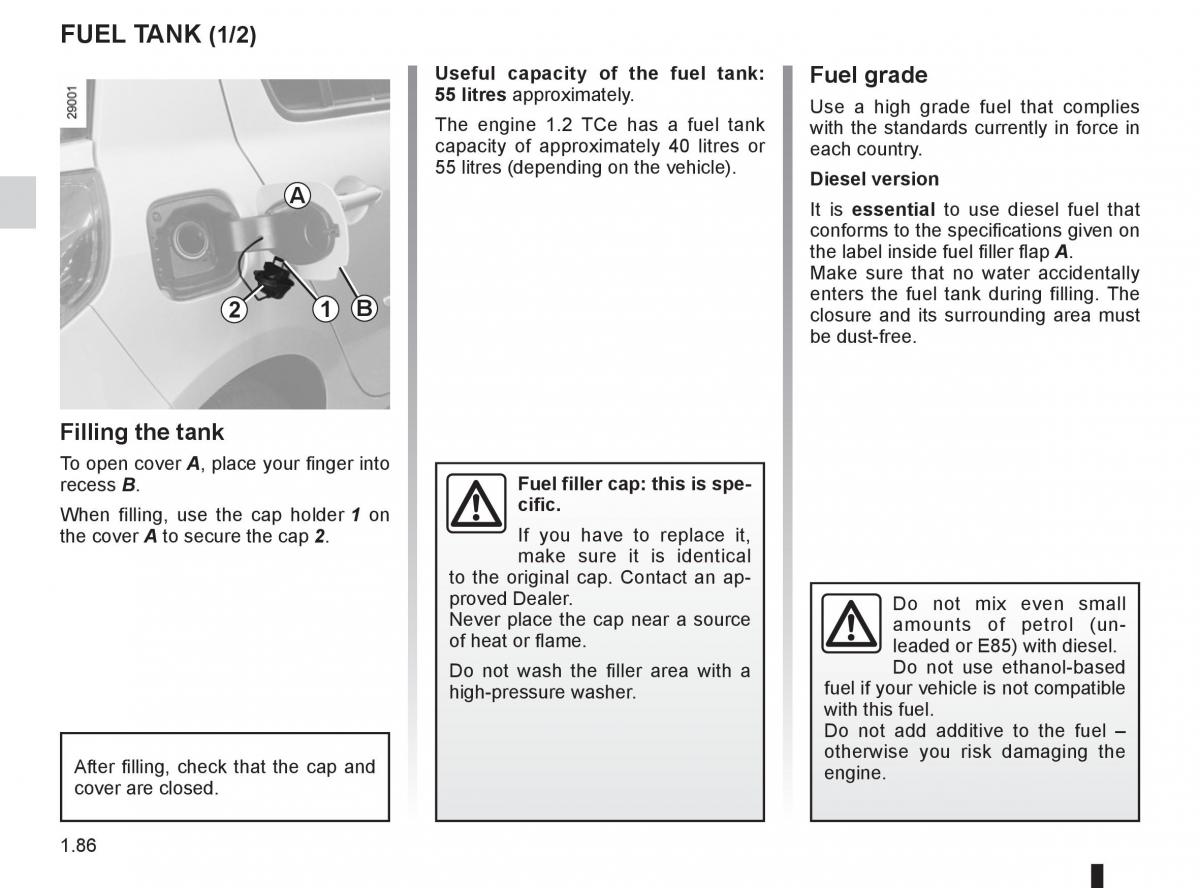 Renault Clio III 3 owners manual / page 92