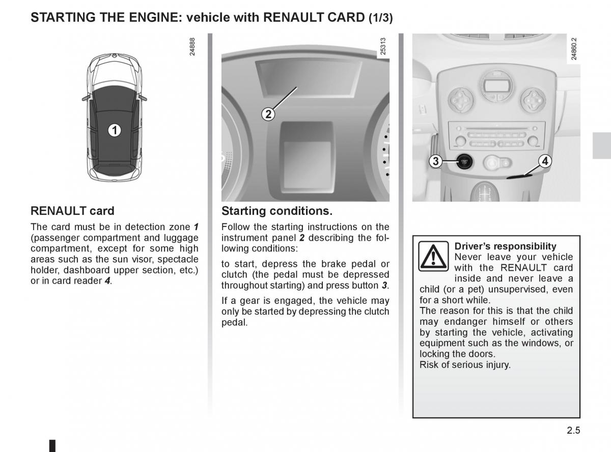 Renault Clio III 3 owners manual / page 99