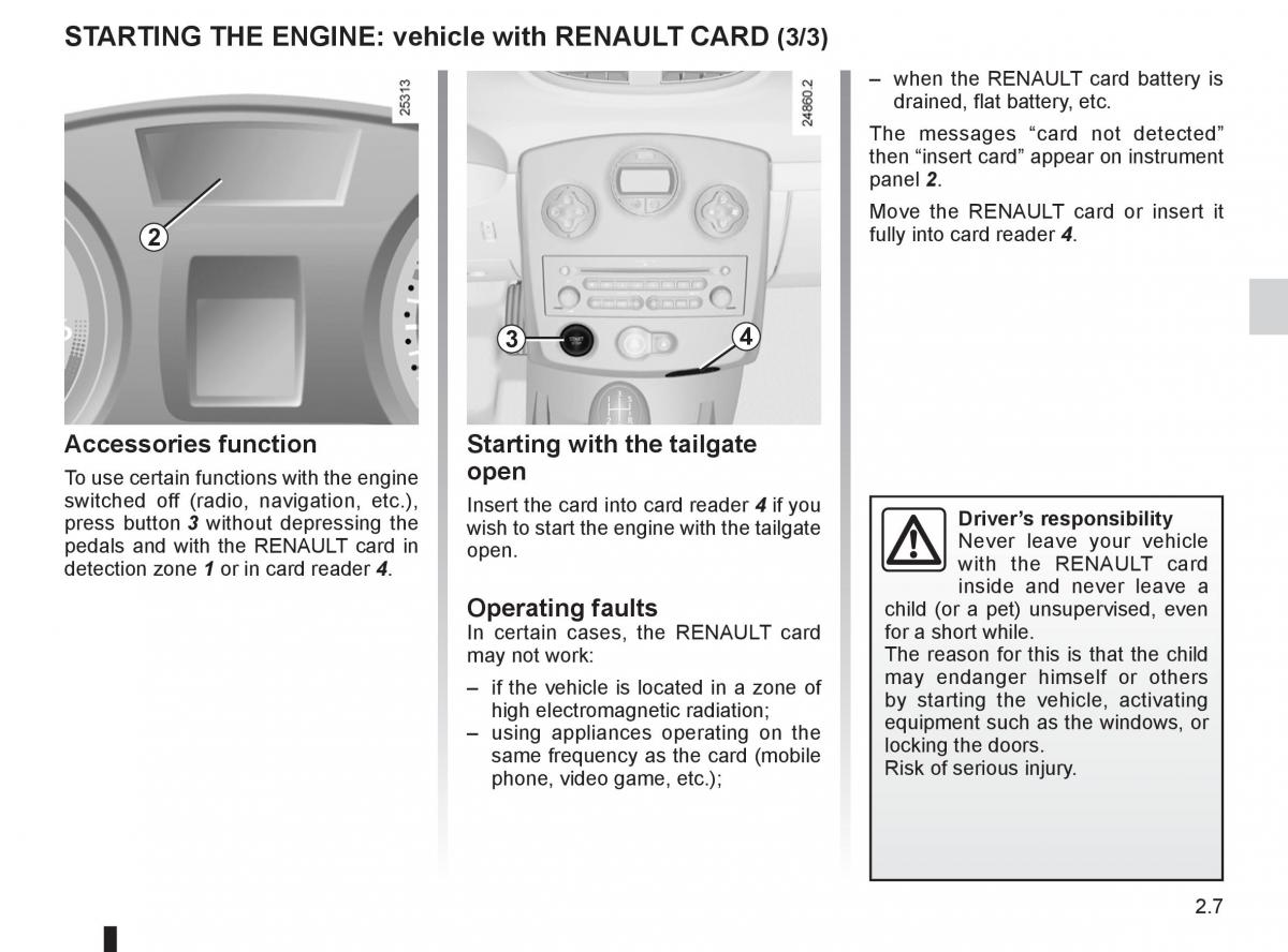 Renault Clio III 3 owners manual / page 101