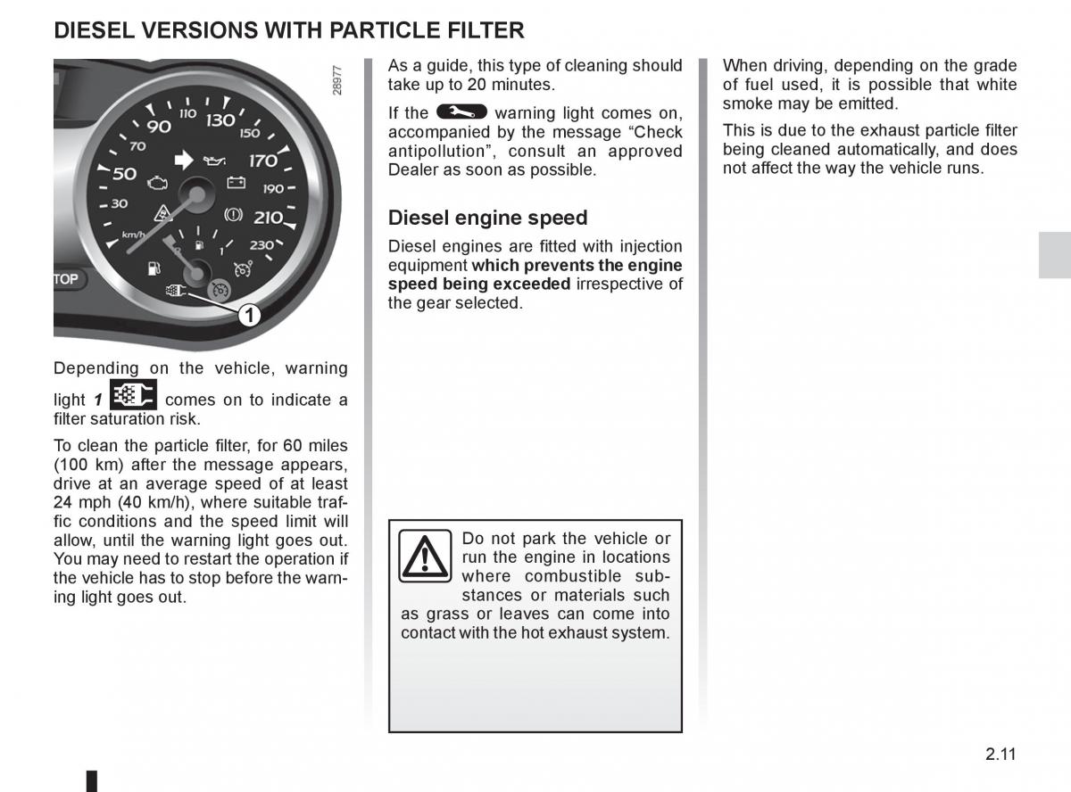 Renault Clio III 3 owners manual / page 105