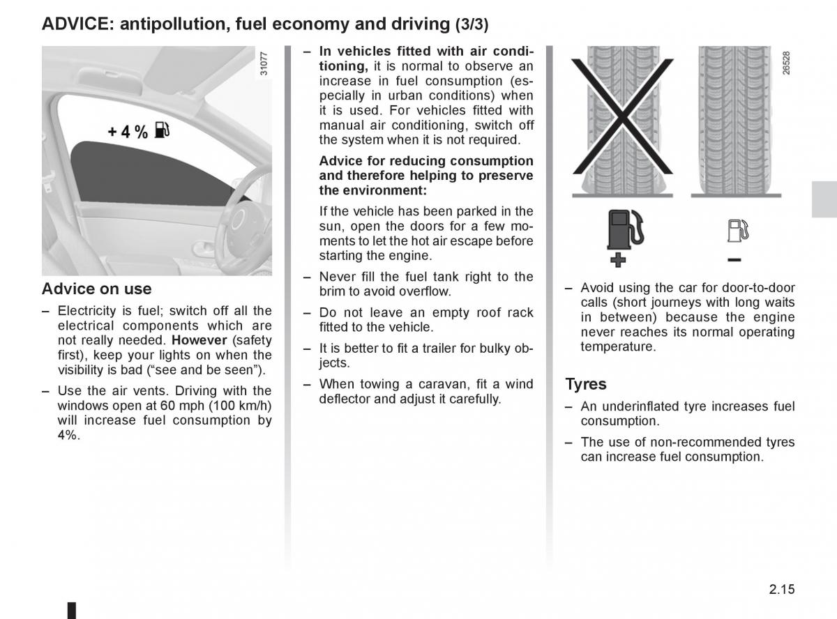 Renault Clio III 3 owners manual / page 109