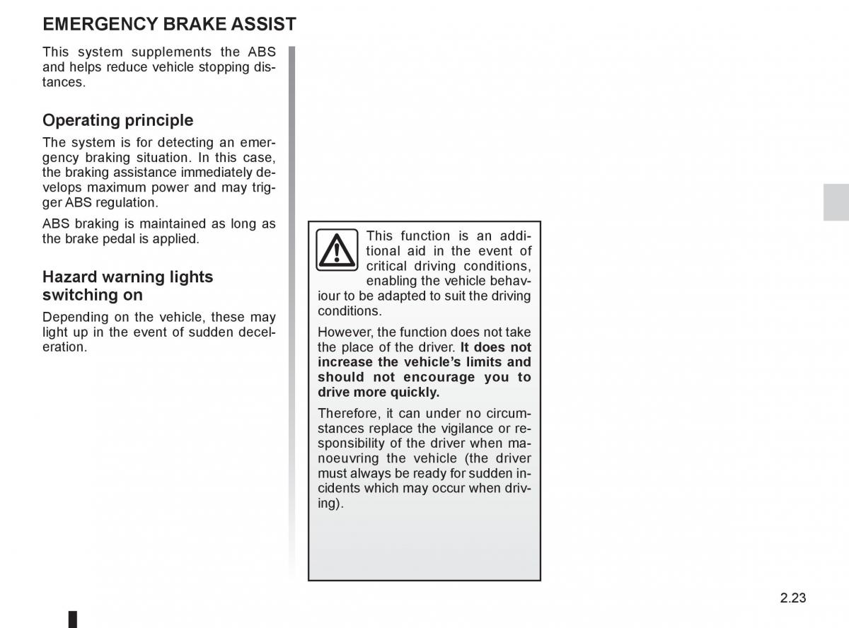 Renault Clio III 3 owners manual / page 117