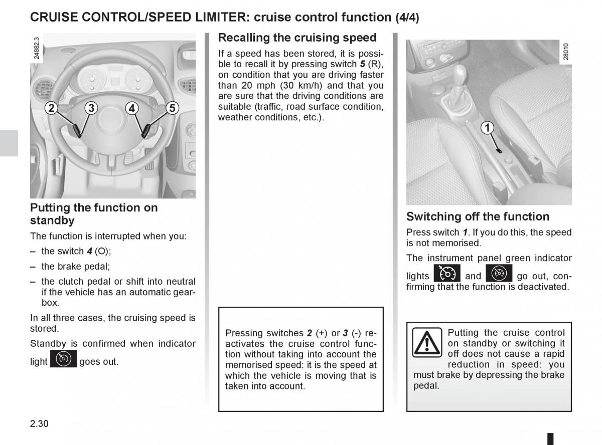 Renault Clio III 3 owners manual / page 124