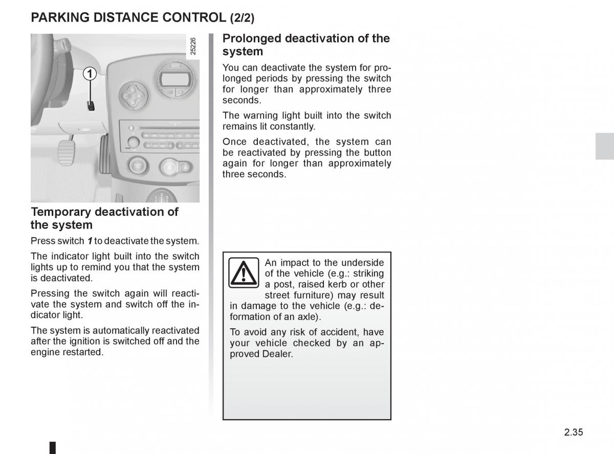 Renault Clio III 3 owners manual / page 129