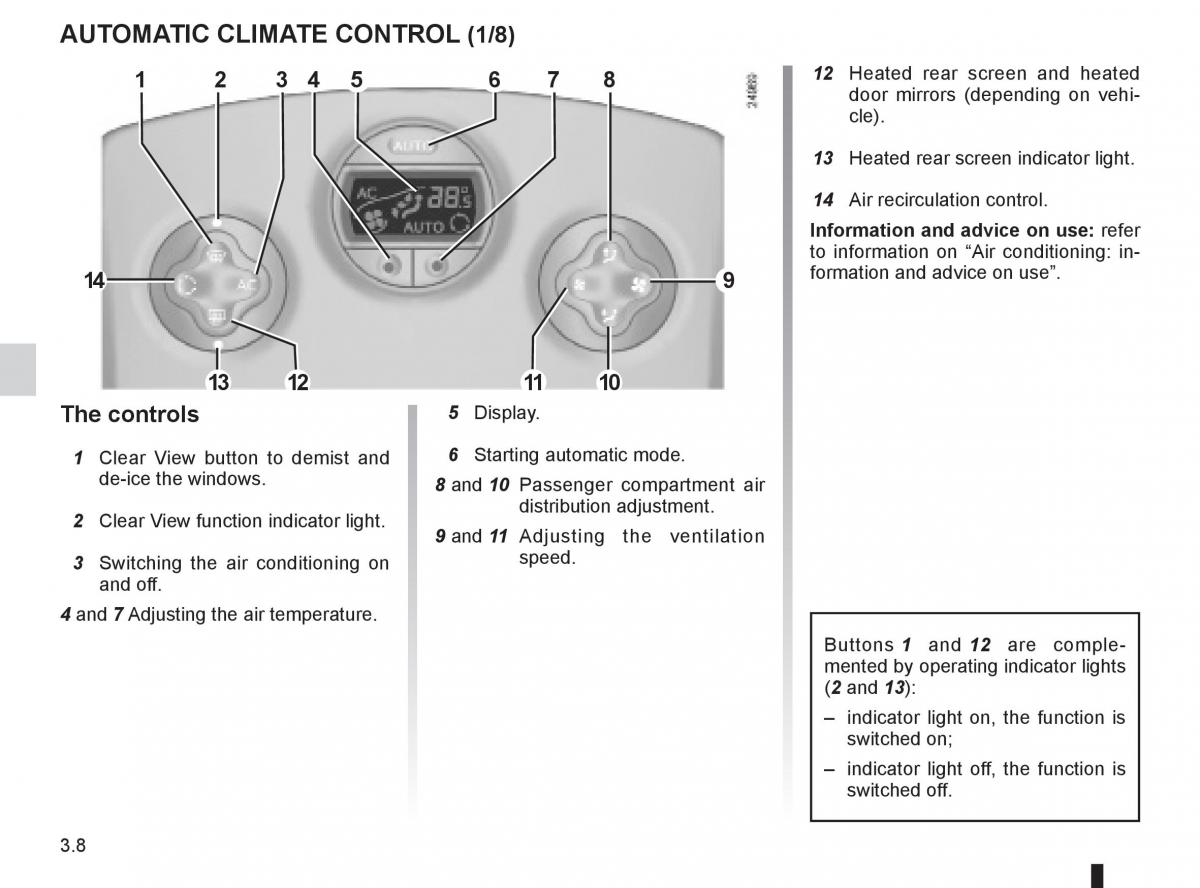 Renault Clio III 3 owners manual / page 138