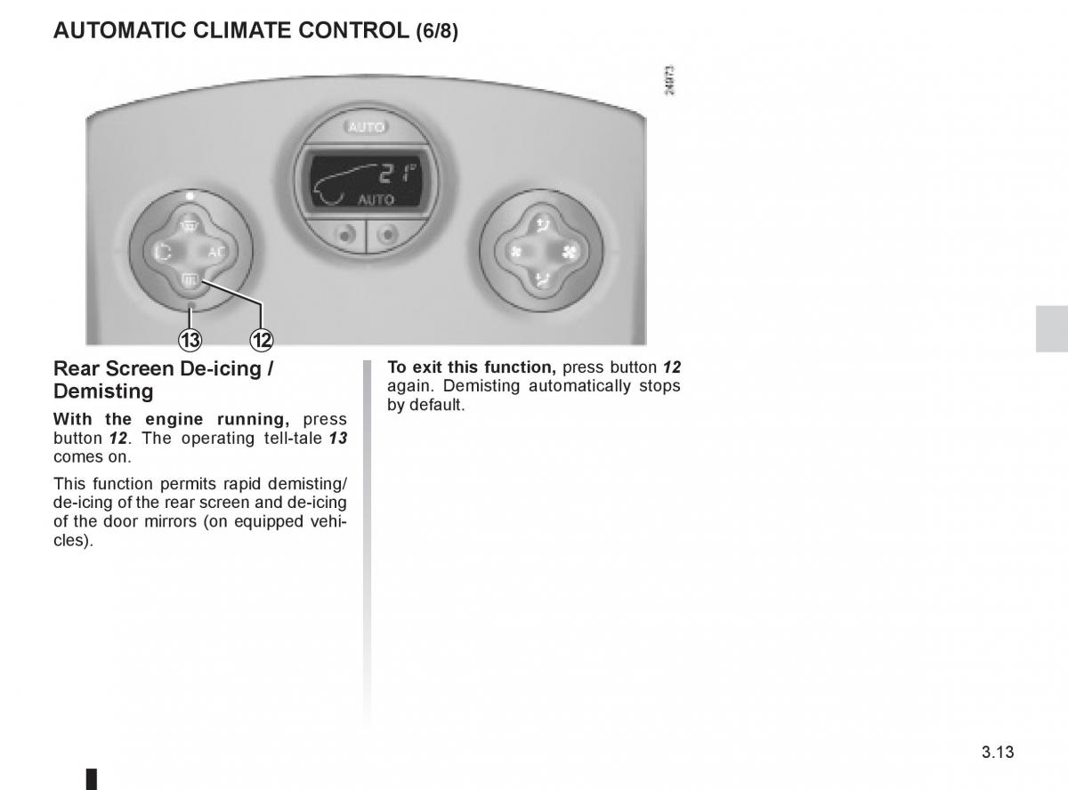 Renault Clio III 3 owners manual / page 143